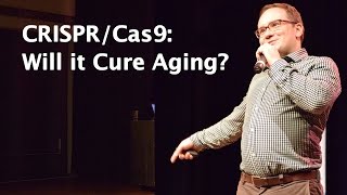 CRISPR Cas9 Will it Cure Aging — Talk by Oliver Medvedik at DNA Conference [upl. by Eatnahs]