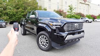 2024 Toyota Tacoma Limited iForce Max Start Up Walkaround Test Drive and Review [upl. by Lynnworth135]