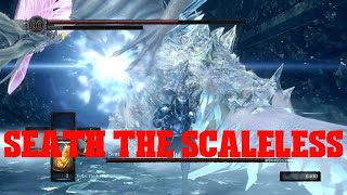 Dark Souls Remastered Seath the Scaleless Boss Fight [upl. by Enilegna]