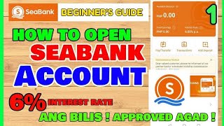 Create Seabank Account with 6pa Step by Step [upl. by Sherill435]