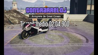 GTA Online Contrarreloj quotAutopista de Great Oceanquot 0202431 [upl. by Suivatal]