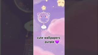 pls subscribe for more videos like this asthetic purple wallpaper 💜 [upl. by Barcot]