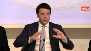 RENZI SONO FELICE OGGI SMENTIAMO I GUFI [upl. by Nehte]