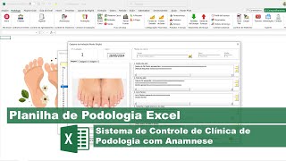 Planilha de Podologia Excel [upl. by Ardyaf]