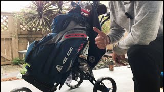 Ask Echo Golf SLC130 Cart Bag Review The Silent Golf Bag ​⁠askechogolf golf golfbag review [upl. by Sirromed9]