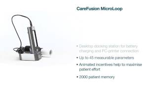 CareFusion MicroLoop Handheld Spirometer [upl. by Ackerman69]