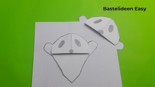 So erstellen Sie ein HalloweenLesezeichen  Basteln Mit Papier Bastelideen Easy [upl. by Jehiel329]