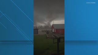 VIDEO Tornadoes rip through Ohio Kentucky [upl. by Helbonna412]