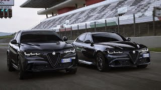 New 2024 Alfa Romeo Giulia amp Stelvio Quadrifoglio Super Sport  520HP Driving Exterior and Interior [upl. by Filippo]