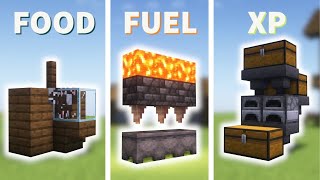 5 MUSTHAVE Starter Farms for Minecraft 121 [upl. by Biddick]