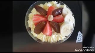 dessert a la fraiseديسار بالفراولةcuisine tunisienne [upl. by Asilet32]