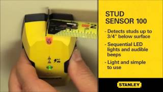 Stanley S100 Stud Sensor In Action  Which Stud Finder Is Right For Me [upl. by Allene]