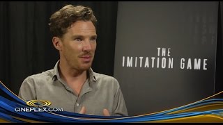 Benedict Cumberbatch on The Imitation Game Part 2 of 2  Cineplex Interview [upl. by Akcired]