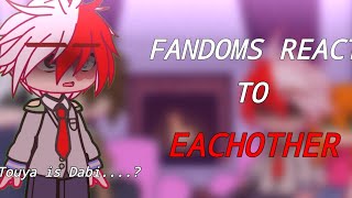 Fandoms react to each other  Shoto Todoroki🔥🧊  bsdmhajjk and fnaf  WIP [upl. by Evanne]