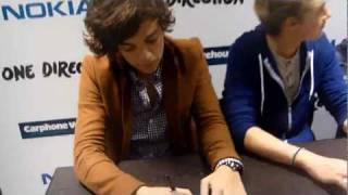 Meeting One Direction  Carphone Warehouse phone Launch  12th October 2011 [upl. by Eniamor]