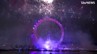 London Fireworks 2019 Itv news [upl. by Nai]