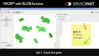 VISOR® Vision sensor with BLOB function [upl. by Ademordna]