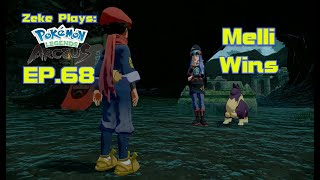 Melli Wins  Pokémon Legends Arceus  EP68 Zeke Plays [upl. by Haneeja565]