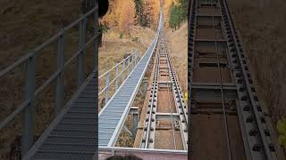 Funicular Muottas Muragl near Pontresina Switzerland [upl. by Fey]