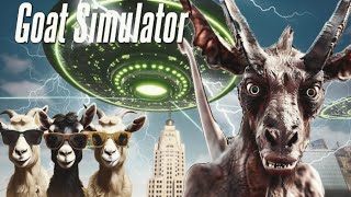 GOAT SIULATOR 3  alien UFO invasion [upl. by Chadabe]