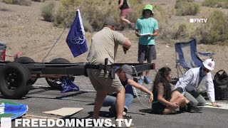 Burning Man Festival Road SHUT DOWN Attendees Fight Protesters and RANGERS RAM Blockade  NEVADA [upl. by Raven700]