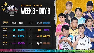 🔴LIVE  MDL PH S4  FILIPINO  Week 2 Day 2 [upl. by Hassadah]