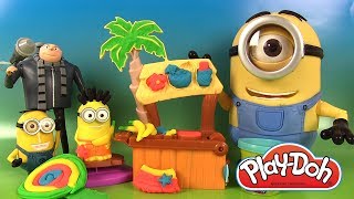 Pâte à Modeler Play Doh Minions Les Vacances Minions Paradise Sachets Surprises [upl. by Lezti]