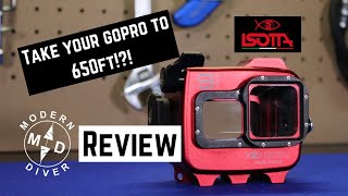 Deep Water GoPro Housing Review  Isotta Hero 910 Housing  Modern Diver [upl. by Nayve]