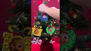 Easy CoComelon Christmas Crafts DIY Ornaments 123🎄 cocomelon shorts [upl. by Neillij190]