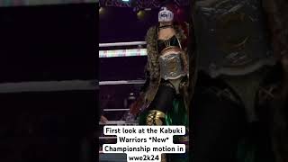 First look at The Kabuki Warriors New Tag Team finisher in wwe2k24 [upl. by Aracaj75]