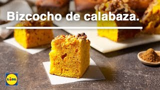 Bizcocho de Calabaza 🍰🎃  Recetas con Calabaza  Lidl España [upl. by Frazier]