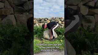 The 188kg “Cloch an Aircín” The Stone of the Cove Ard West Co Galway [upl. by Atalie757]