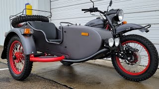 2024 Ural Gear Up 2WD Sidecar Motorcycle Scarlet amp Gray Custom [upl. by Etnohs]