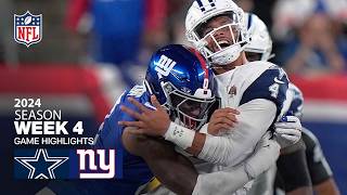 Dallas Cowboys vs New York Giants Game Highlights  NFL 2024 Season Week 4 [upl. by Angelina]