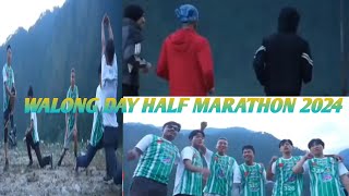 62ND WALONG DAY HALF MARATHON 2024 ORGANIZED BY INDIAN ARMY JAI HIND WANDE MATARAM 🇮🇳 [upl. by Arley]