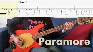 Paramore  Misery Business Bass Cover With Tab [upl. by Alice]