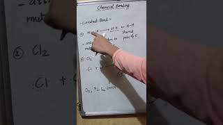 Chemical bonding covalent bond chemistry 11th collegescience07 shortvideo cs it ai science [upl. by Goer461]