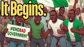 Countdown to Nigerian Protests endbadgovernance endbadgovernmentinnigeria nigeria [upl. by Percival538]