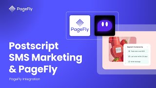 How to use Postscript SMS Marketing on Shopify  PageFly Tutorial [upl. by Angele485]