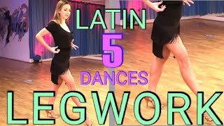 Legwork in Latin American Dancing  Cha Cha Rumba Samba Paso Doble Jive  Follow Along amp Drills [upl. by Line]