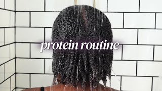 Protein Routine for High Porosity 4C Hair [upl. by Vitkun]