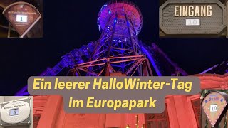 Ein leerer HalloWinterTag im EuropaPark I Vlog 2 [upl. by Arleen]