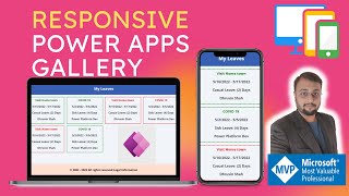 Responsive Power Apps Gallery [upl. by Catlaina]