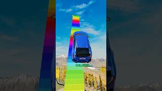 See which car gets to the top of the container🏁usa beamngdrive games shorts [upl. by Nyladam]