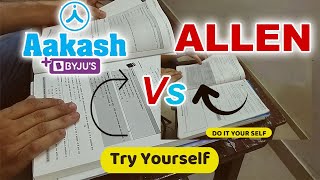 Allen Vs Aakash Study Material  Toppers Talk  Aakash Vs Allen [upl. by Libyc302]