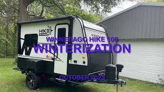 Winterizing Winnebago Hike 100 [upl. by Shulock]