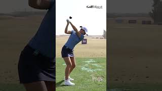 Swing your swing at 2024 Aramco Saudi Ladies International golfdigestme golf golfswing aramco [upl. by Thorley205]