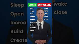 Word opposite wordopposites englishlearnenglishonline [upl. by Giffy147]