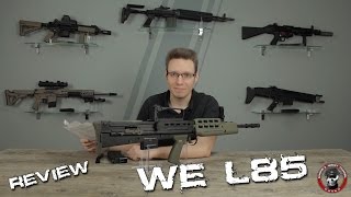 Review WE L85 GBB 6mm BB Airsoft DeutschGerman [upl. by Assirrak]