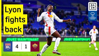 HIGHLIGHTS  Olympique Lyonnais vs AS Roma  UEFA Womens Champions League 2425 [upl. by Quince]